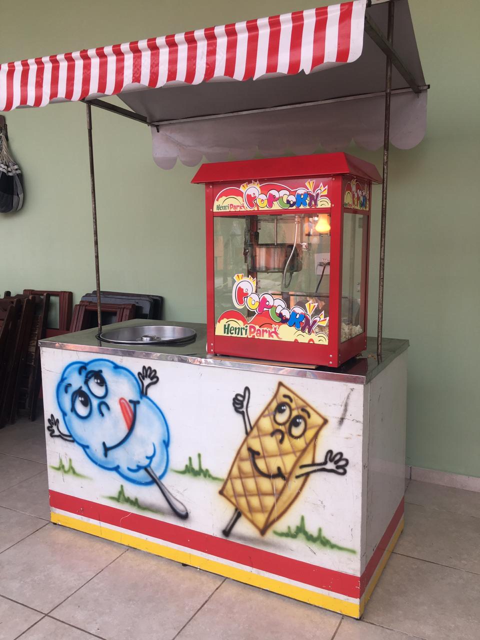 Algodão Doce e Pipoqueira